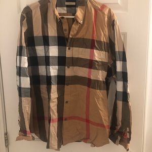 Burberry Button Down XXL (Fits like an XL)